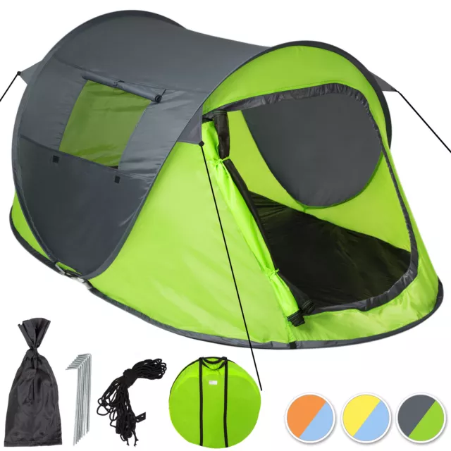 Wurfzelt Pop-up Zelt Automatikzelt Camping Strand Trekkingzelt 2 Personen