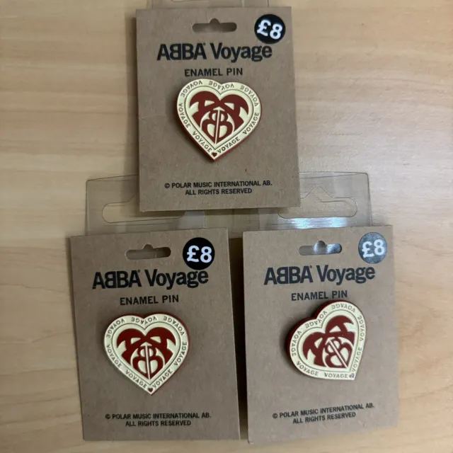 ABBA Voyage Enamel Pin Badge Memorabilia 2023