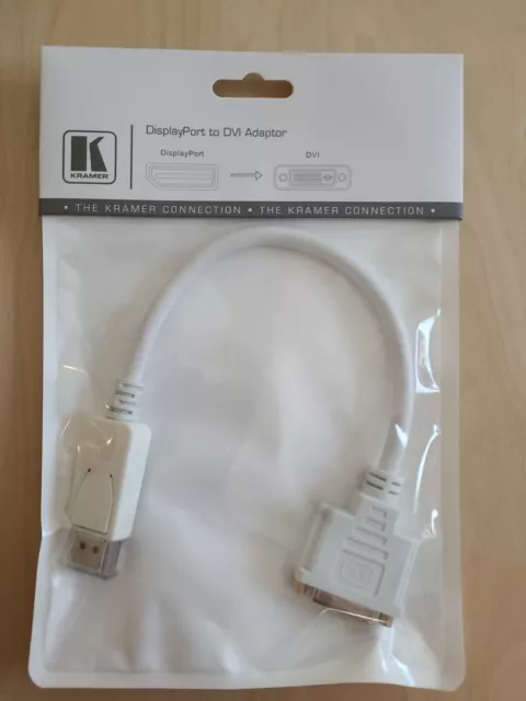 Kramer ADC-DPM/DF DisplayPort (M) to DVI (F) Adapter Cable