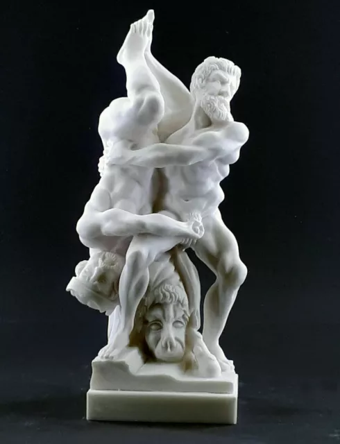 Herkules und Diomedes 8. Arbeit Mythologie griechische römische Statue