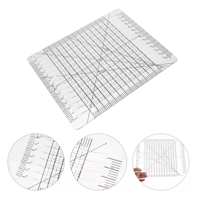 Plastic Patchwork Cutting Ruler Stitching Quilting Template