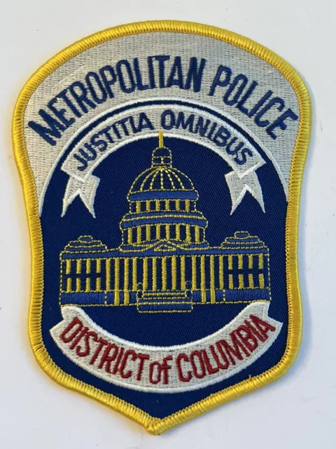 VINTAGE🇺🇸District of Columbia Metropolitan Police Justitia Omnibus Patch 👀