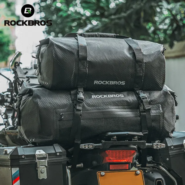 ROCKBROS Motorcycle Rear Pannier Bags Waterproof 20-60L Motorbike Luggage Bag 2