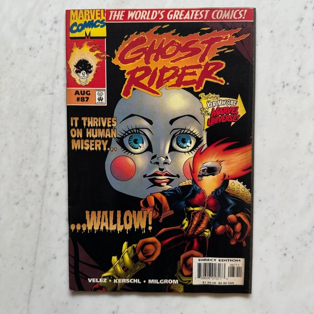 Ghost Rider #87 1997 High Grade, Htf Low Print Run Marvel Comics Cgc It