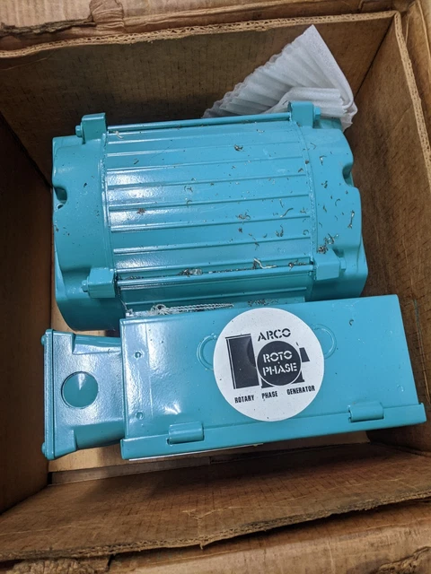 Roto-Phase Rotary Phase Converter 9HP Max 3HP largest motor 208/230 NEW