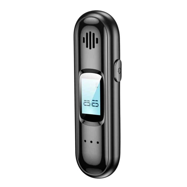 High Accuracy Portable Breathalyzer Rechargeable Breath Analyzer Digital Alcohol