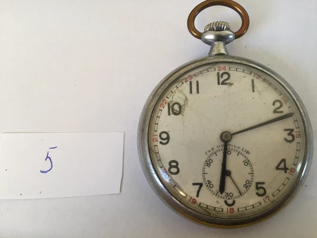 Vieux Mécanisme De Montre à Gousset – Pour Révision Ou Pièces Détachées