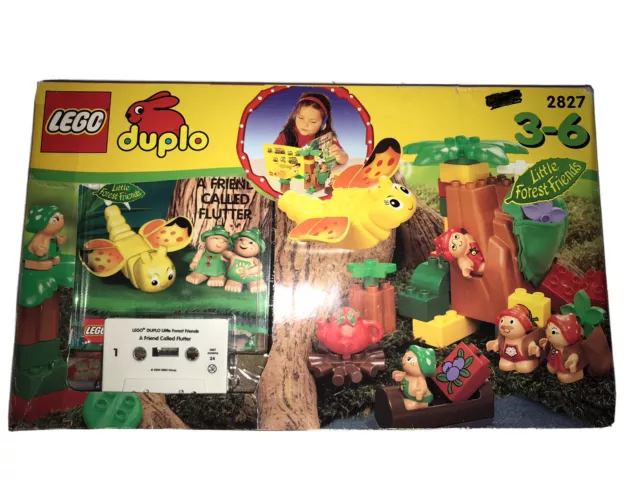 RARE Lego Duplo Little Forest Friends Read Listen Play 2827  Book & Tape