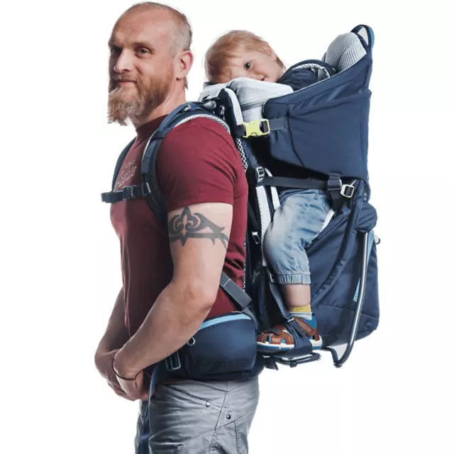 Deuter Kid Comfort Kindertrage Wandertouren einstellbare Rückenlänge Netzrücken