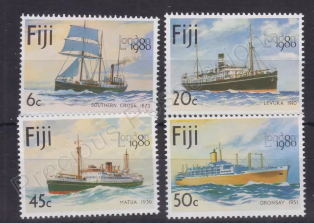 London 1980 International Stamp Exhibition Fiji Set Sg 596-599