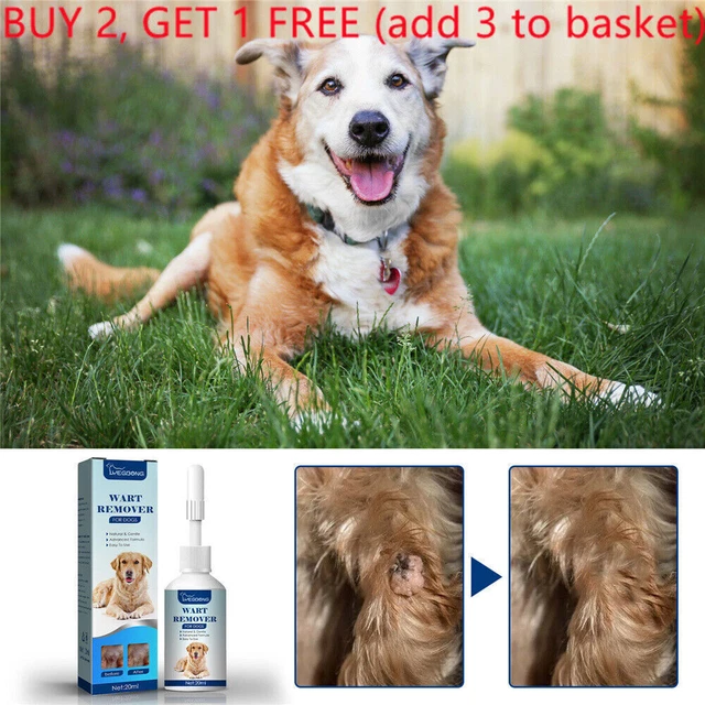 20ml Natural Pet  Dog Wart Remover Dog Skin Tags Puppy Wart Removal Treatment