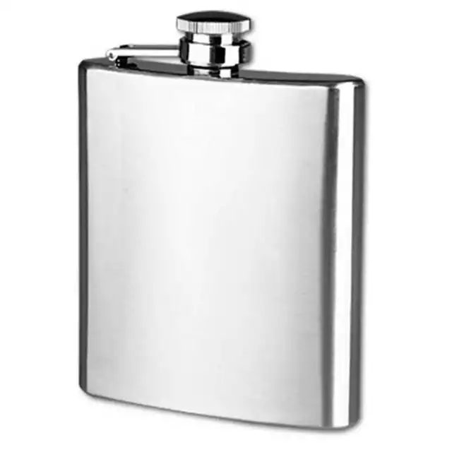 Flasque a alcool en acier inoxydable capacite 7 oz (200 ml) stainless hip Flask