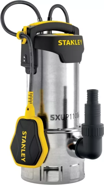 Stanley Edelstahl Schmutzwassertauchpumpe SXUP1100XDE 1,05 bar 1100W 16500 l/h