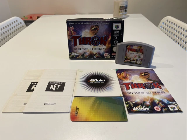 Turok Rage Wars - Nintendo 64 N64 - Boxed & Complete - PAL UKV CIB