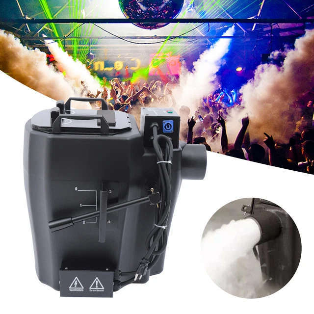 PORTABLE DRY ICE Machine Fogger Low Smoke Machine for Indoor Outdoor