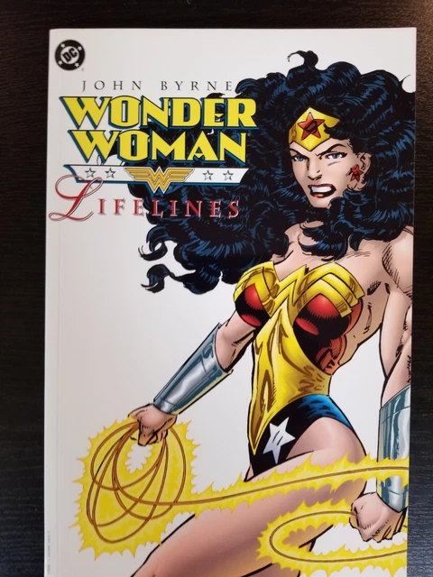 Wonder Woman Lifelines DC Graphic Novel TPB Comic Book John Byrne-1st Print
