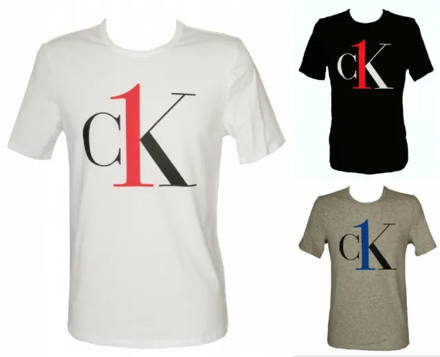 T-shirt uomo maglietta manica corta girocollo cotone CK CALVIN KLEIN articolo NM