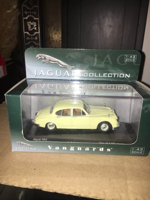 Vanguards VA08402  Jaguar MkII Primrose 1:43 Ltd Edition + box Mint