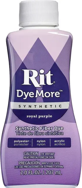 Tinte líquido Rit DyeMore, púrpura real 7 onzas 7 onzas,