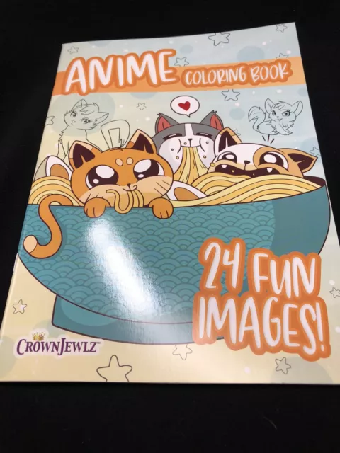 Anime Coloring Book by CrownJewlz, Paperback | Pangobooks