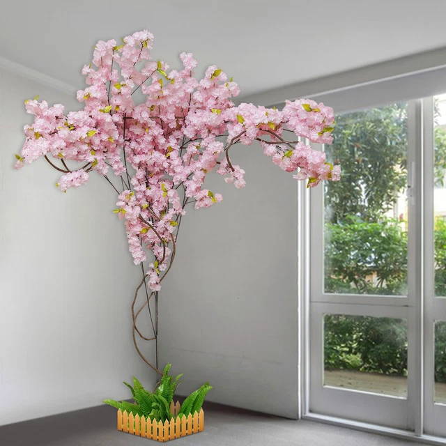ARTIFICIAL CHERRY BLOSSOM Tree Fake Sakura Tree For Bridal Bouquets