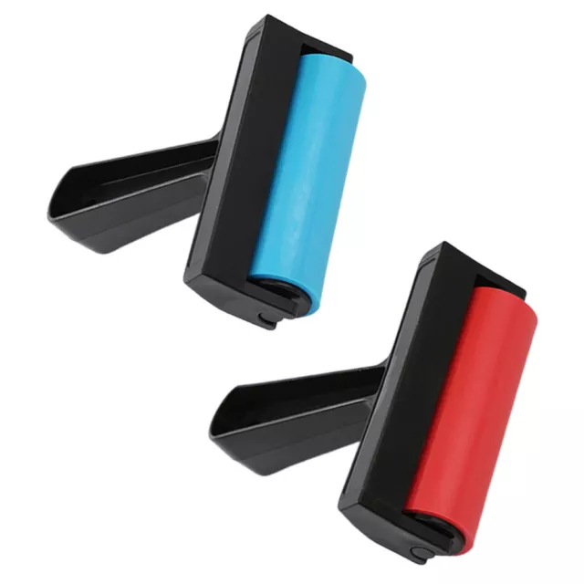 2 Pcs Plastik Art Ink Roller Kinder-Tintenpatrone Bastelwalzen Klebewalzen