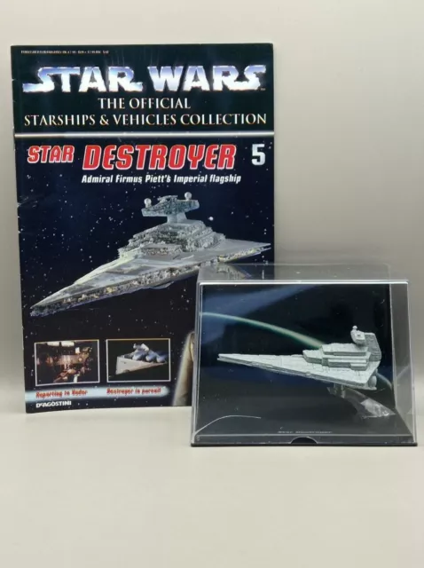 DeAgostini Star Wars Official Starships Star Destroyer Issue 5 with magazine