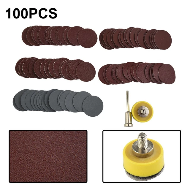 Maniglia carta vetrata + mola 1 pollice mola 100-3000 grana set 25 mm