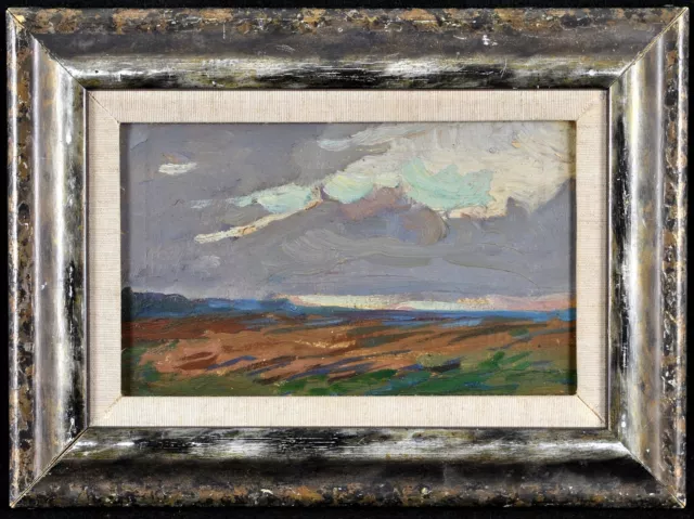 EARLY 20th CENTURY IRISH IMPRESSIONIST LANDSCAPE ANTIQUE OIL PAINTING
