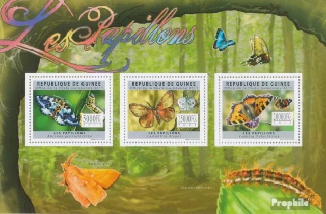 Guinea 8864-8866 Sheetlet (completa. edición) nuevo con goma original 2011 Marip