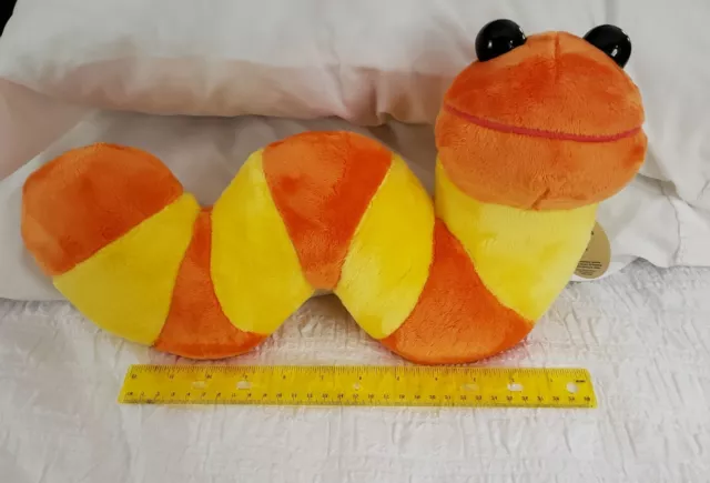 New 15" Slimey Worm Plush Oscar Grouch Pet Place Rare Sesame Street 2022
