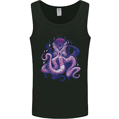 Purple Cthulhu Kraken Octopus Mens Vest Tank Top