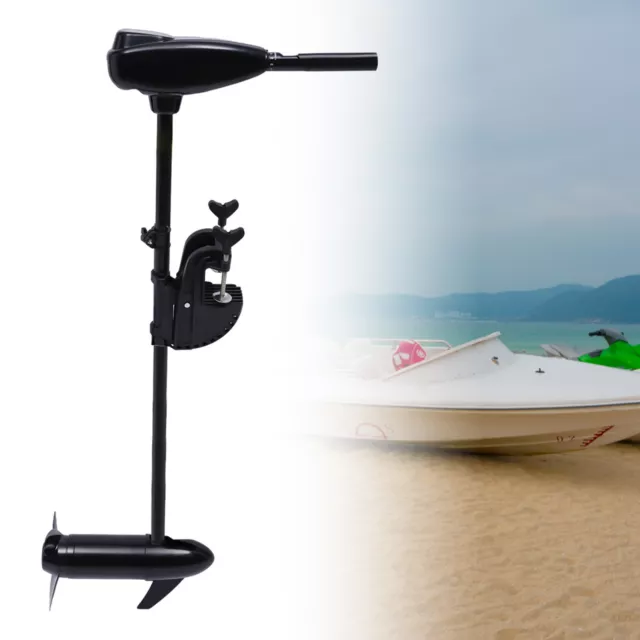 12V 80LBS Thrust Electric Trolling Outboard Heavy Duty Motor Kayaks Boat Engine