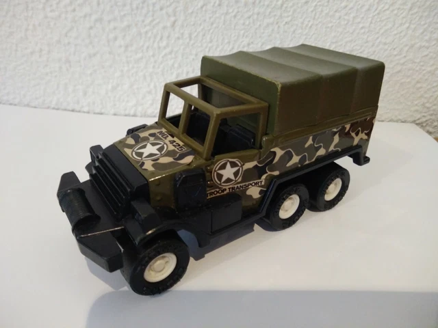Camion Ancien Turbo - Jouet Vintage En Tôle - 22 Cm De Long - Occasion - Collection