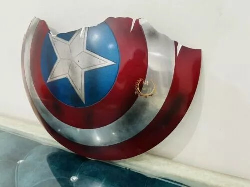 Captain America Broken Shield - Metal Prop Replica - Avengers Endgame