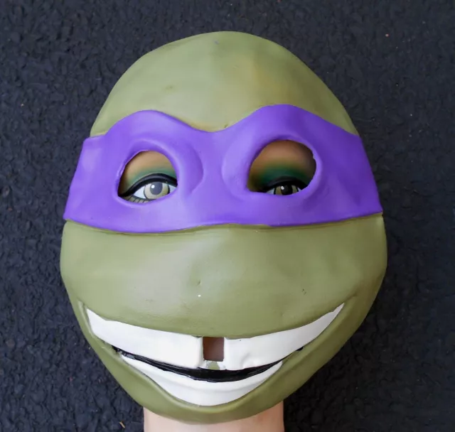 Ninja Turtles Donatello Full Head Adult Latex Costume Mask
