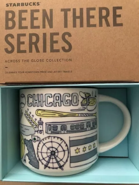 STARBUCKS BEEN THERE SERIES CHICAGO MUG 14 Oz. BRAND NEW IN THE BOX
