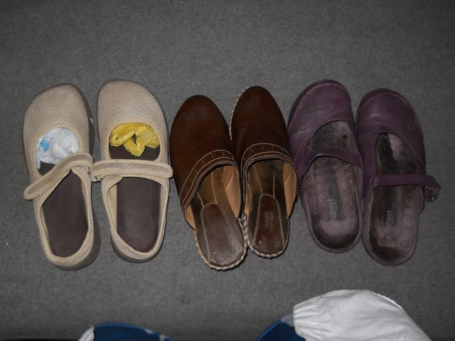 3 pair of shoes all one money size 7 M