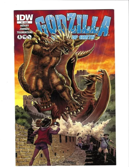 Godzilla Rulers Of Earth #5 March 2014 Idw Cover By Zomow 10.0 Gem Mint Perfect