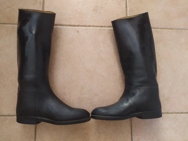 Aigle Coupe Saumur Cree Pour Tall Boots EU 40 US 8.5/9 Rubber Riding France