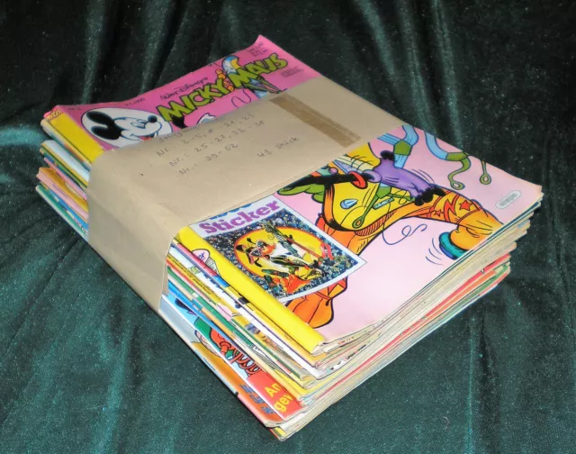 📚 43 x Micky Maus von 1990, teilweise mit Beilage, siehe Liste, [B2]