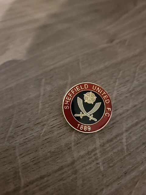 Sheffield United FC Fußballverein Pin Abzeichen Yorkshire Klingen SUFC Sheff Utd
