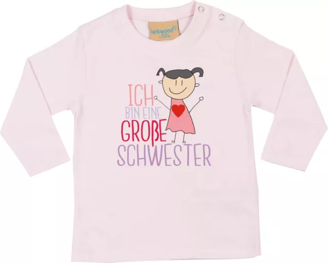 Long Baby/Kinder Shirt, Ich bin eine große Schwester LW02114132