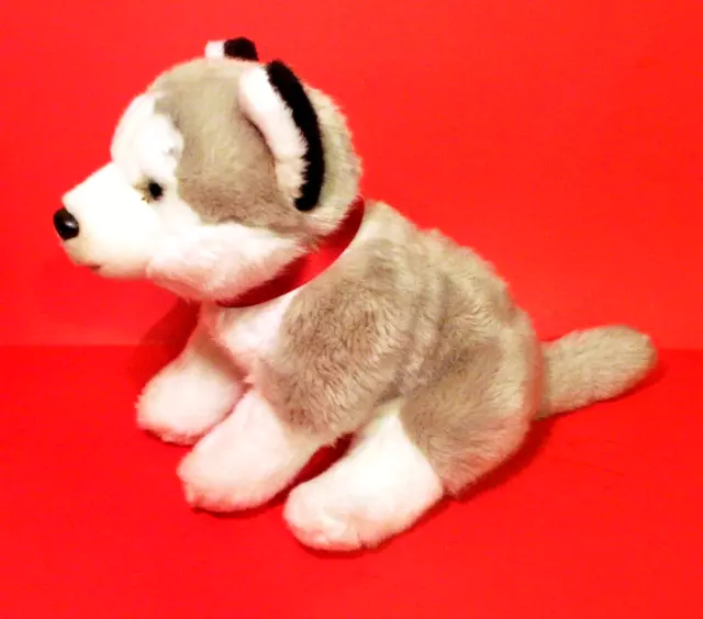 FAO SCHWARZ SIBERIAN Husky 10 Plush Stuffed Animal Wolf Dog Puppy Soft Toy Old 16.00 PicClick AU