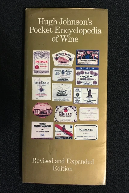 Hugh Johnson's POCKET ENCYCLOPEDIA OF WINE Vintage 1981 Hardcover HC/DJ HB Guide
