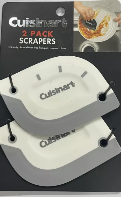 Cuisinart 2-Pack Double-Sided Bowl/Dish/Food Scraper  FLEXIBLE