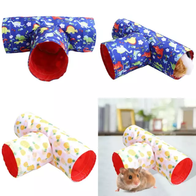 Guinea Pig Small Animal Play Tunnel Funny Pet Tunnel Tube Toy Indoor Pet Toy