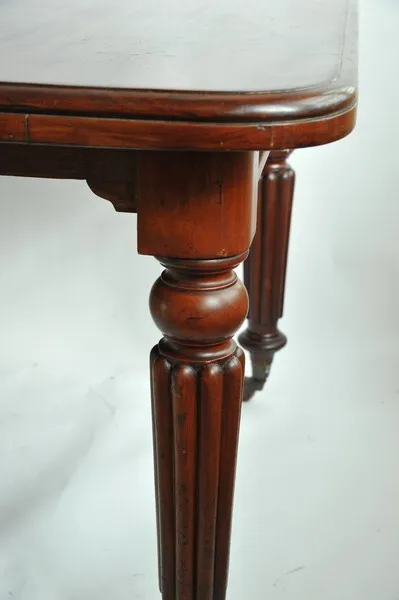Antique Mahogany Wind Out Table By Edwards And Roberts 2