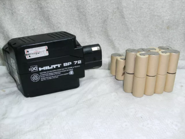 kit remplacement batterie hilti BP 60 ou BP 72  en 2,0Ah