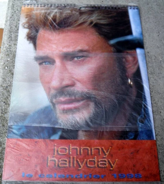 Calendrier 2026 Johnny Hallyday - Format A3 - 30 X 42 Cm - 12 Mois De